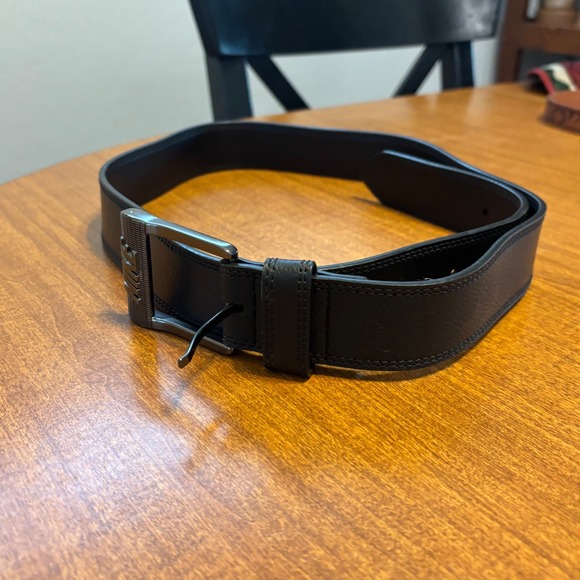 Nike Other - Nike Men's Black Synthetic Leather Belt Size M 34-36 Buckle Casual Dress